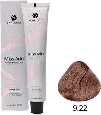 Крем-краска для волос Adricoco Miss Adri 9.22