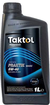 Моторные масла Taktol Praktik Basic 5W40