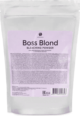 Порошок для осветления волос Adricoco Boss Blond с системой Adriplex