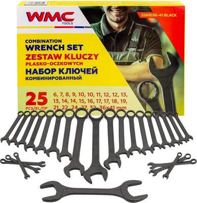 Набор ключей WMC Tools WMC-5261D36-41 Black