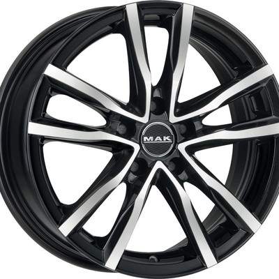 Диски MAK Milano 16x6.5" 5х108мм DIA 72мм ET 35мм Black Mirror