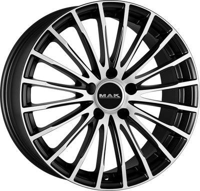 Литой диск MAK Starlight 18x8" 5х112мм DIA 66.6мм ET 35мм Ice Black