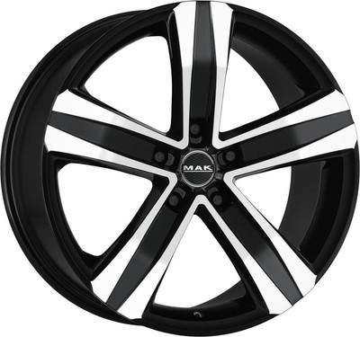 Литой диск MAK Stone 5 18x7.5" 5х118мм DIA 71.1мм ET 60мм Black Mirror