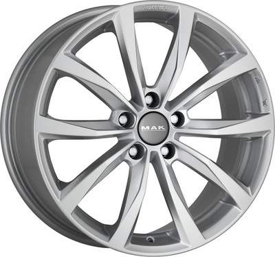 Литой диск MAK Wolf 17x7" 5х112мм DIA 66.45мм ET 42мм Silver