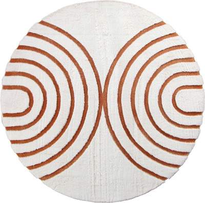 Ковры, циновки, шкуры Rabbit Carving PX4005-DAIRE-CREAM-TERRA