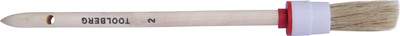 Кисть малярная Лакра Круглая №2 Т4Р деревянная рукоятка 20мм