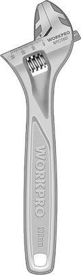 Гаечный ключ Workpro 200мм / WP272007