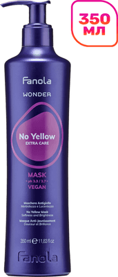 Тонирующая маска для волос Fanola Wonder No Yellow Антижелтая