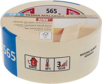 Лента малярная Scley Серия 565 30ммх50м / 0300-655030