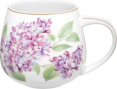 Посуда для горячих напитков Elan Gallery Сирень New Bone China / 420829