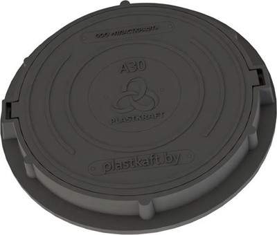 Люк канализационный PLASTKRAFT А30 30 Кн h110