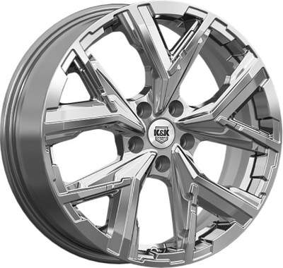 Литой диск K&K Айона 18x6.5" 5х108мм DIA 65.1мм ET 43мм Дарк платинум