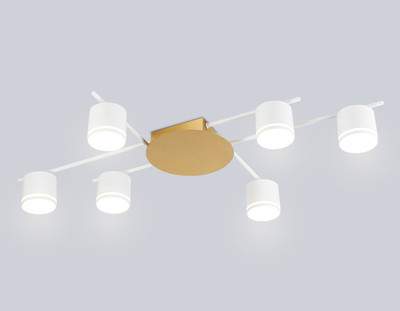 Люстра Ambrella FL51755/6 WH/GD