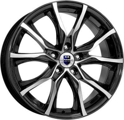 Литой диск K&K Твист 17x7.5" 5х120мм DIA 72.6мм ET 32мм Алмаз черный