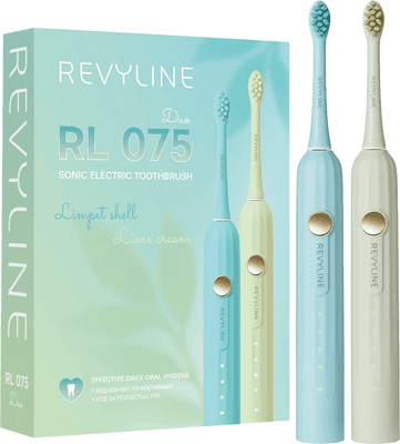 Набор звуковых зубных щеток Revyline RL 075 DUO / 8815