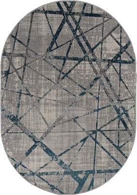 Ковер Merinos Liman F478-OVAL-GRAY-BLUE