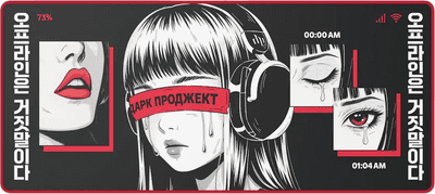 Коврик для мыши Дарк Проджект MD3a Doomscrolling DP-MD-0039