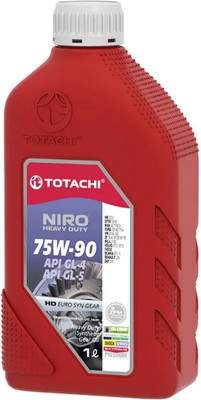 Трансмиссионное масло Totachi Niro HD Euro SYN-Gear 75W90 GL-4/GL-5 / 63601
