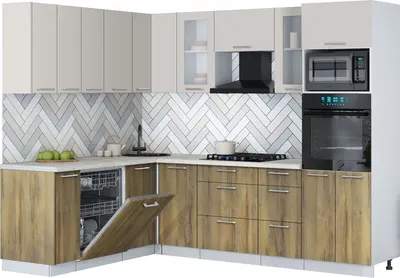 Кухонный гарнитур Interline Мила Gloss 1.896х2.58