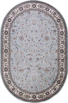 Ковер Merinos Valencia Deluxe d251-OVAL-L.BLUE-BROWN