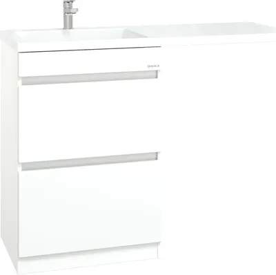 Тумба с умывальником Onika Милтон 58 105801 + Madera Kamilla 120 L