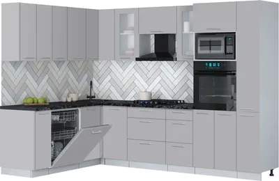Кухонный гарнитур Interline Мила Gloss 1.896х2.88