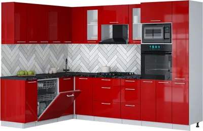 Кухонный гарнитур Interline Мила Gloss 1.896х2.88