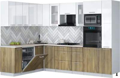 Кухонный гарнитур Interline Мила Gloss 1.896х2.88