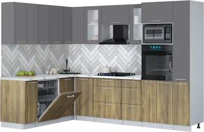 Кухонный гарнитур Interline Мила Gloss 1.896х2.88