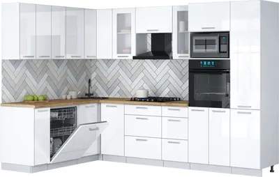 Кухонный гарнитур Interline Мила Gloss 1.896х2.98
