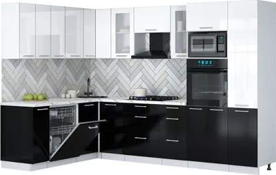 Кухонный гарнитур Interline Мила Gloss 1.896х2.98