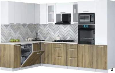 Кухонный гарнитур Interline Мила Gloss 1.896х2.98
