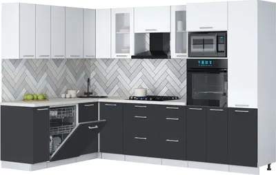 Кухонный гарнитур Interline Мила Gloss 1.896х2.98
