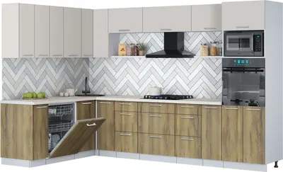 Кухонный гарнитур Interline Мила Gloss 1.896х3.18
