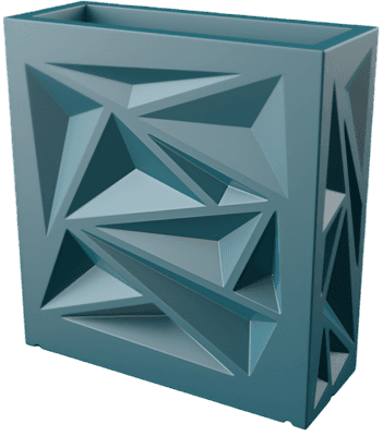Кашпо, стойки для цветов БЕРКАНО Icelandic Square DB / 260_002_20