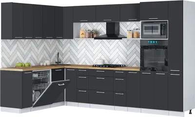 Кухонный гарнитур Interline Мила Gloss 1.896х3.28