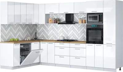 Кухонный гарнитур Interline Мила Gloss 1.896х3.38