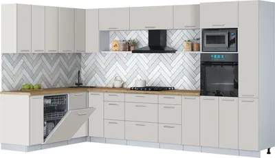 Кухонный гарнитур Interline Мила Gloss 1.896х3.48