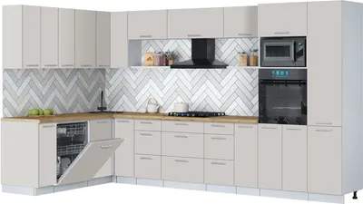 Кухонный гарнитур Interline Мила Gloss 1.896х3.58