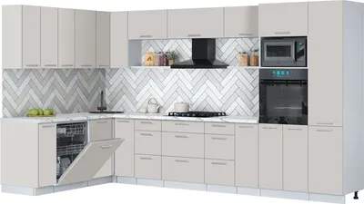 Кухонный гарнитур Interline Мила Gloss 1.896х3.58