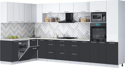 Кухонный гарнитур Interline Мила Gloss 1.896х3.78