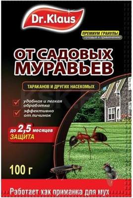 Гранулы от насекомых Dr. Klaus от муравьев и других насекомых