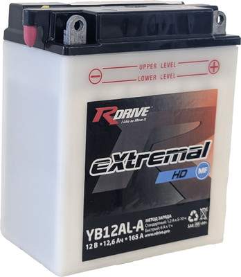 Мотоаккумулятор RDrive eXtremal HD YB12AL-A