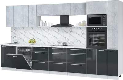 Кухонный гарнитур Interline Пластик 3.9-ПМ1