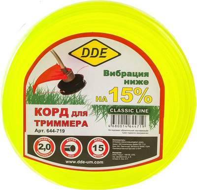 Леска для триммера DDE Classic Line / 644-719