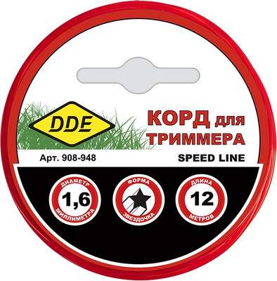 Леска для триммера DDE Speed Line / 908-948