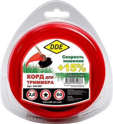 Леска для триммера DDE Speed Line / 644-887