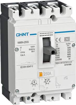 Выключатель автоматический Chint NM8N-250C 3Р 250A 36кА / 271146
