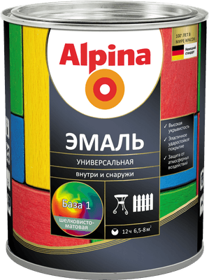 Краски, эмали Alpina Универсальная База 1
