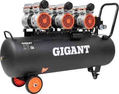 Воздушный компрессор Gigant Безмасляный малошумный GSWK-100/440